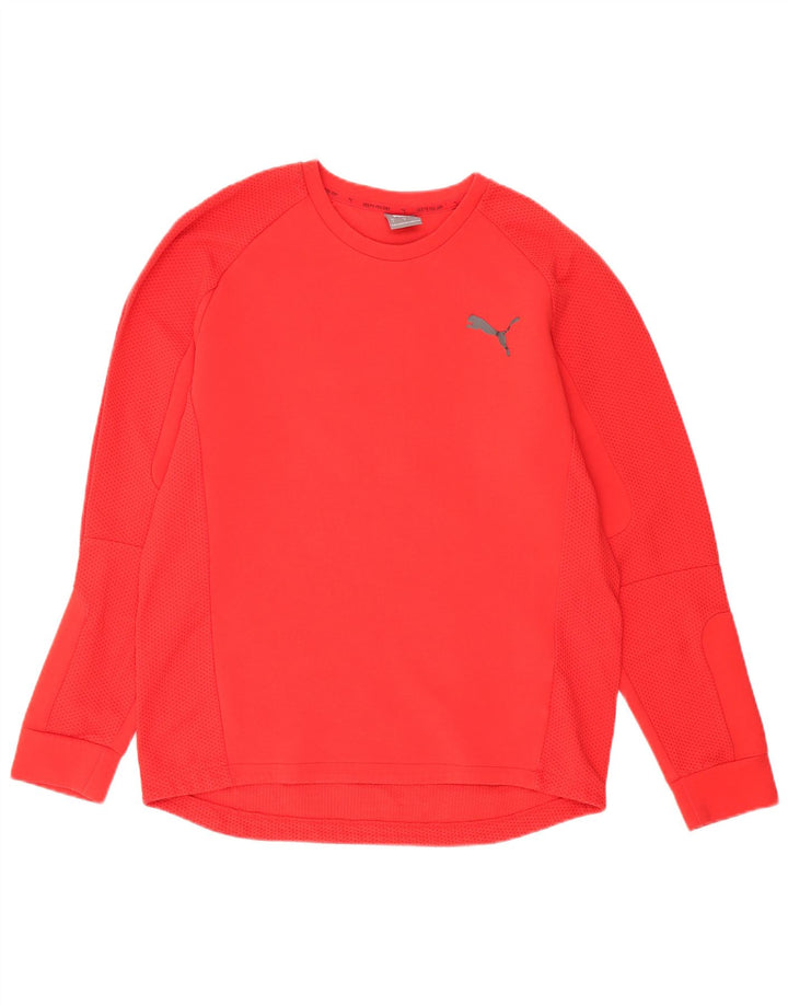 Męska bluza Puma Sweter, duża, czerwona, bawełniana