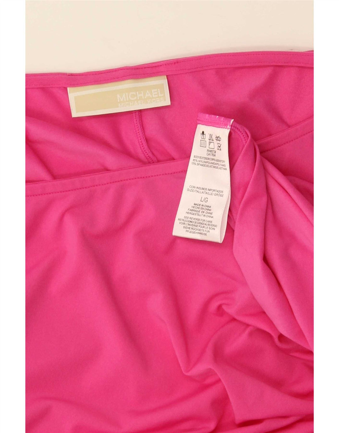 Damska tunika oversize Michael Kors UK 16, duży, różowy nylon