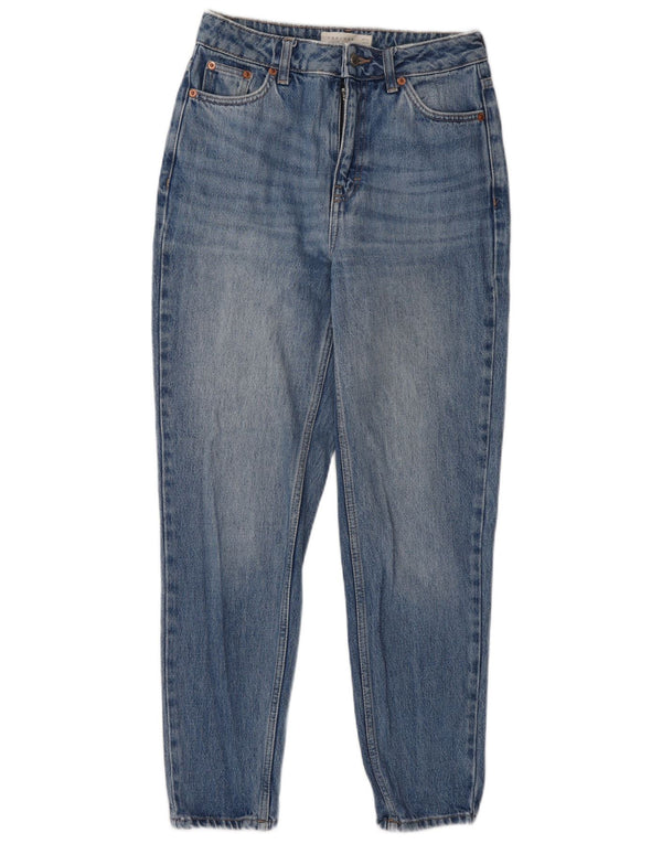 Damskie jeansy Levi's Slim z wysokim stanem UK 8 Small W27 L28 Niebieska bawełna