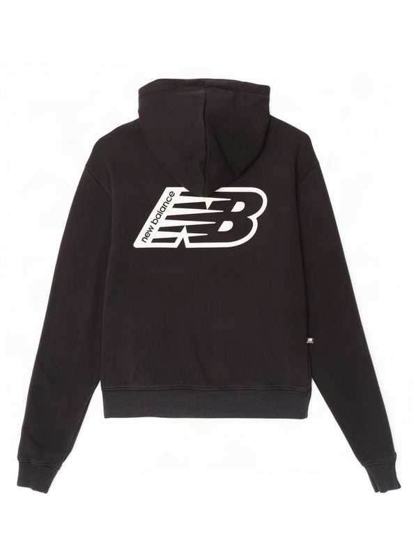 Męski sweter z kapturem New Balance, duży, czarny, bawełniany
