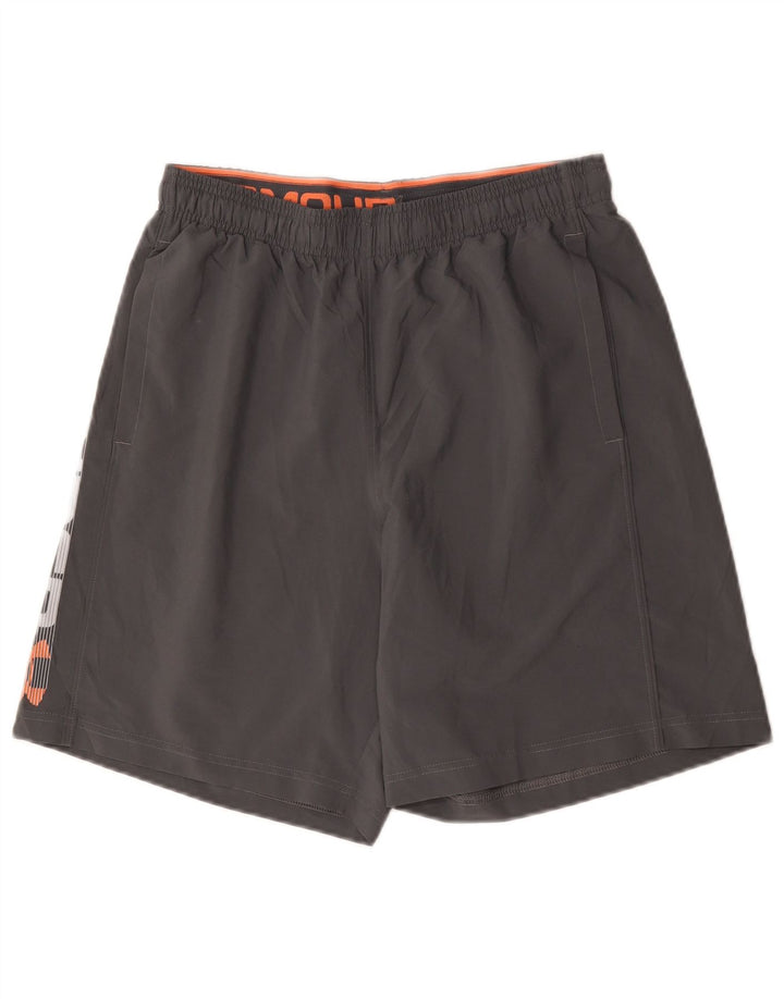 Męskie spodenki sportowe Under Armour Heat Gear Graphic, średnioszare