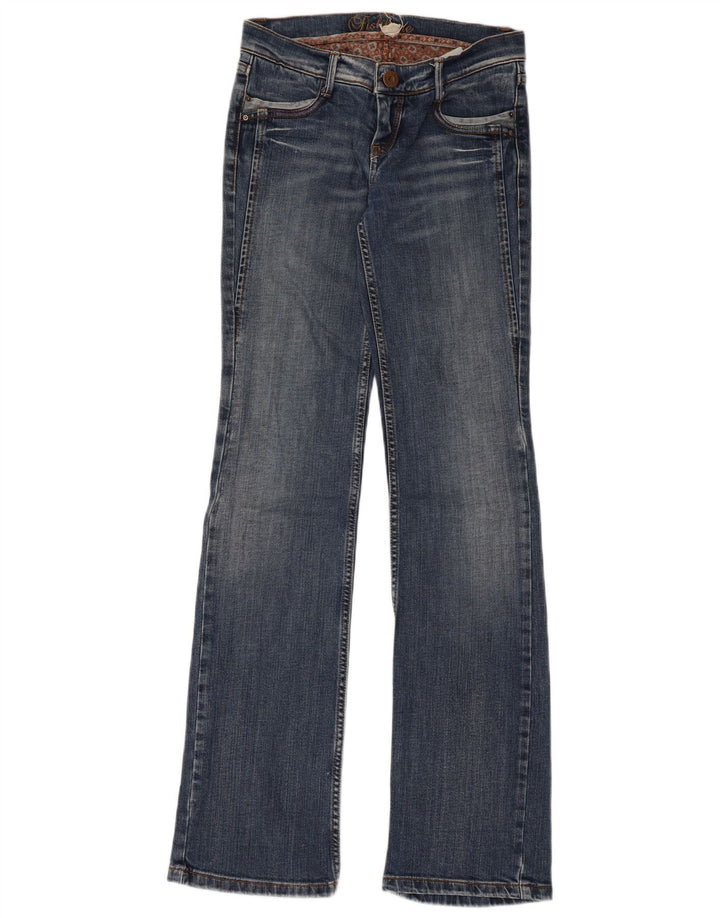 Damskie jeansy Bootcut Fishbone W28 L33 Niebieskie bawełniane