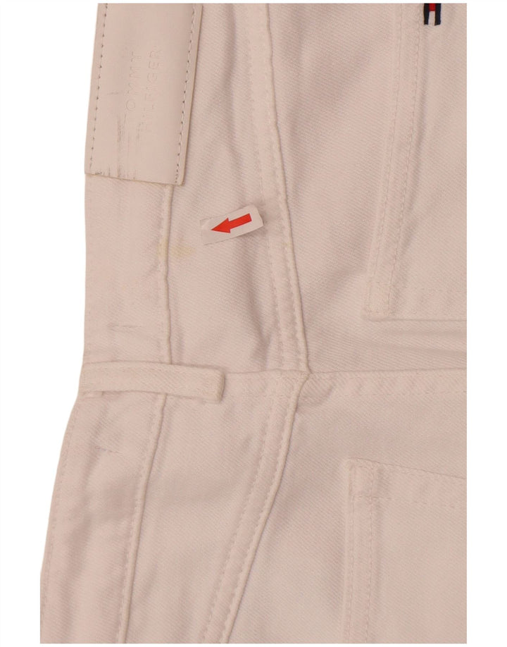 Damskie proste dżinsy Tommy Hilfiger W27 L30 Biała bawełna
