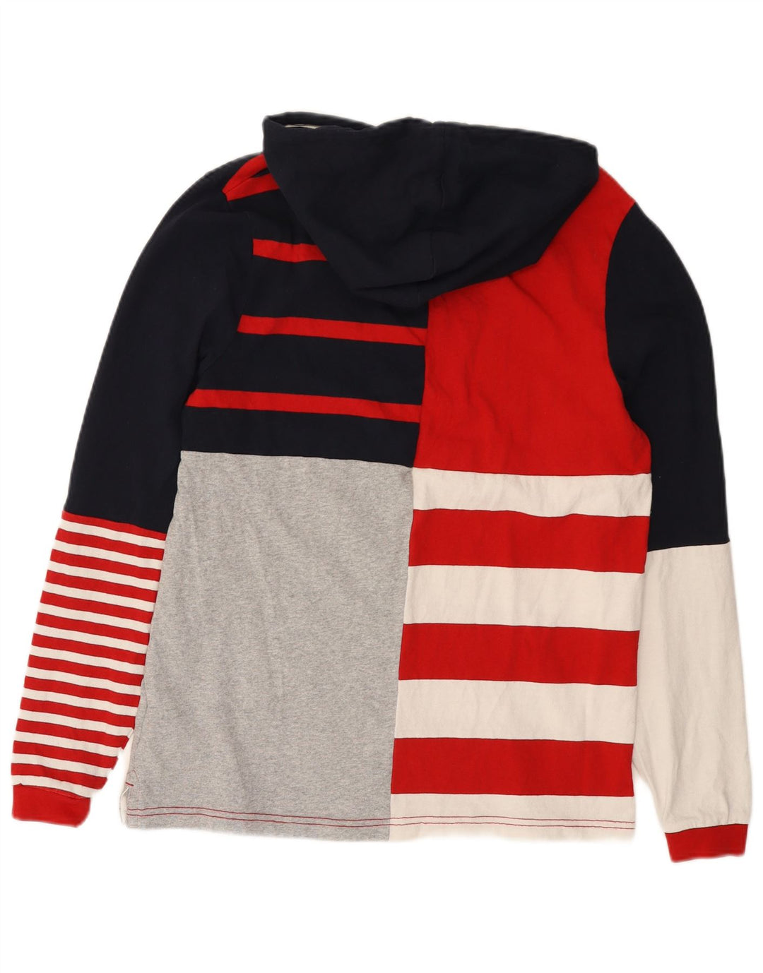 Męski top z kapturem i długim rękawem Tommy Hilfiger, mały, wielokolorowy blok kolorów