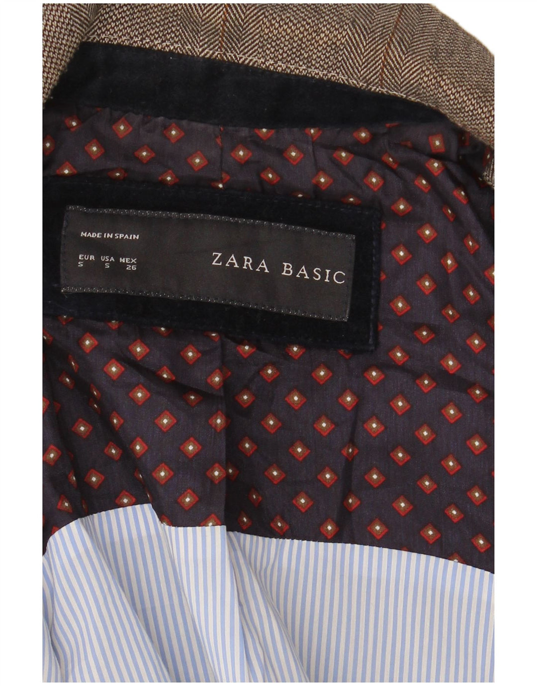 Zara damska marynarka zapinana na 1 guzik UK 10 w małą szarą kratkę