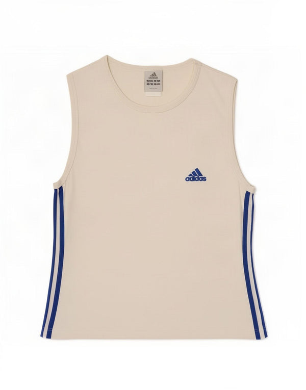 Adidas Męska Kamizelka Top UK 34/36 Mały Biały