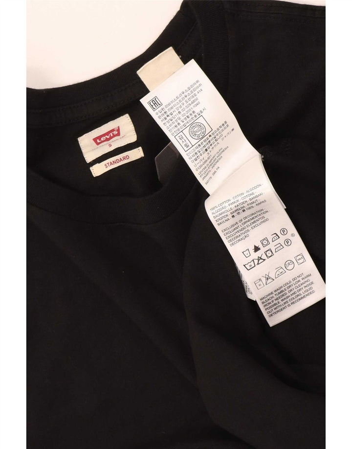 T-shirt męski Levi's o standardowym kroju, mały, czarny, bawełniany