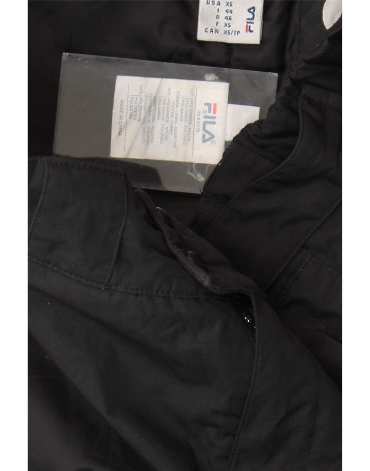Męskie spodnie narciarskie Fila XS, czarny nylon
