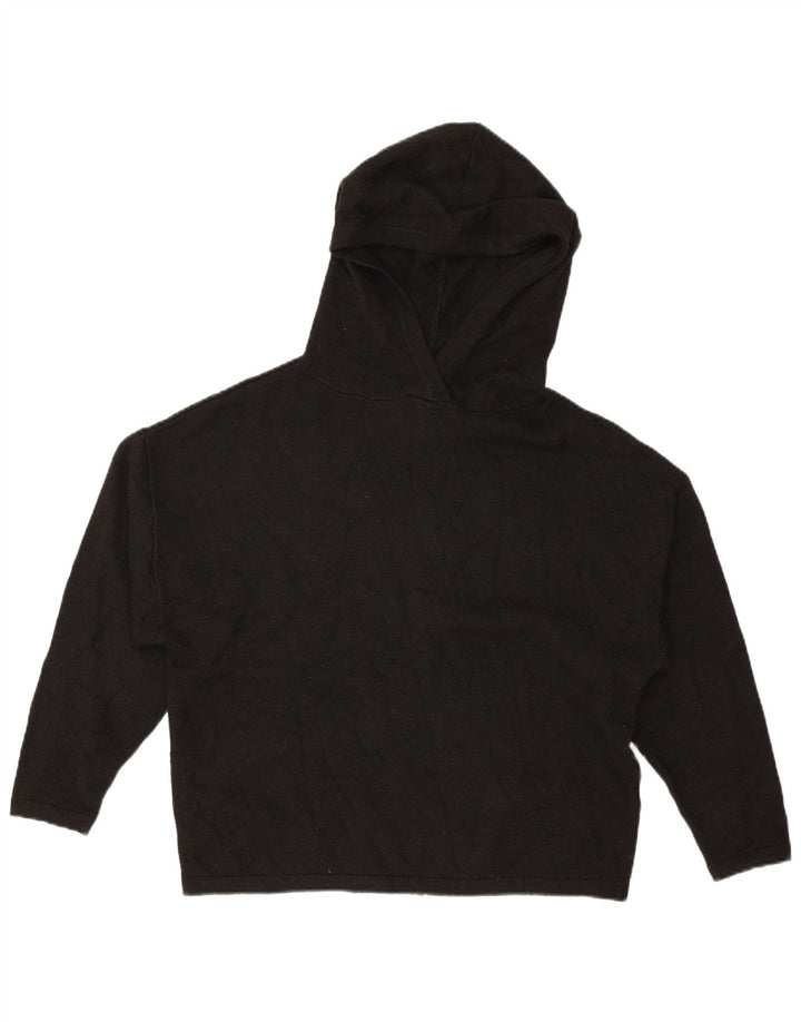 Damski sweter z kapturem JACK WILLS UK 8, mały, czarny poliester