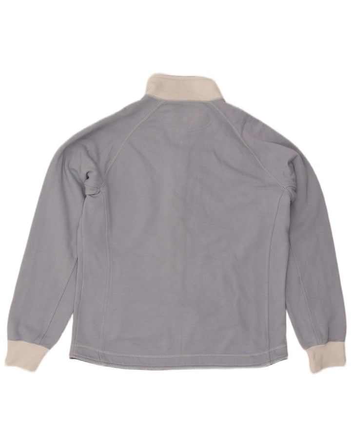 Damska kurtka dresowa CHAMPION Easy Fit UK 16, duża, niebieska, z blokami kolorów