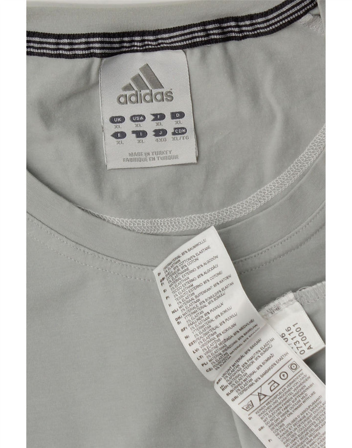 Adidas Męska koszulka Top XL Szara bawełna