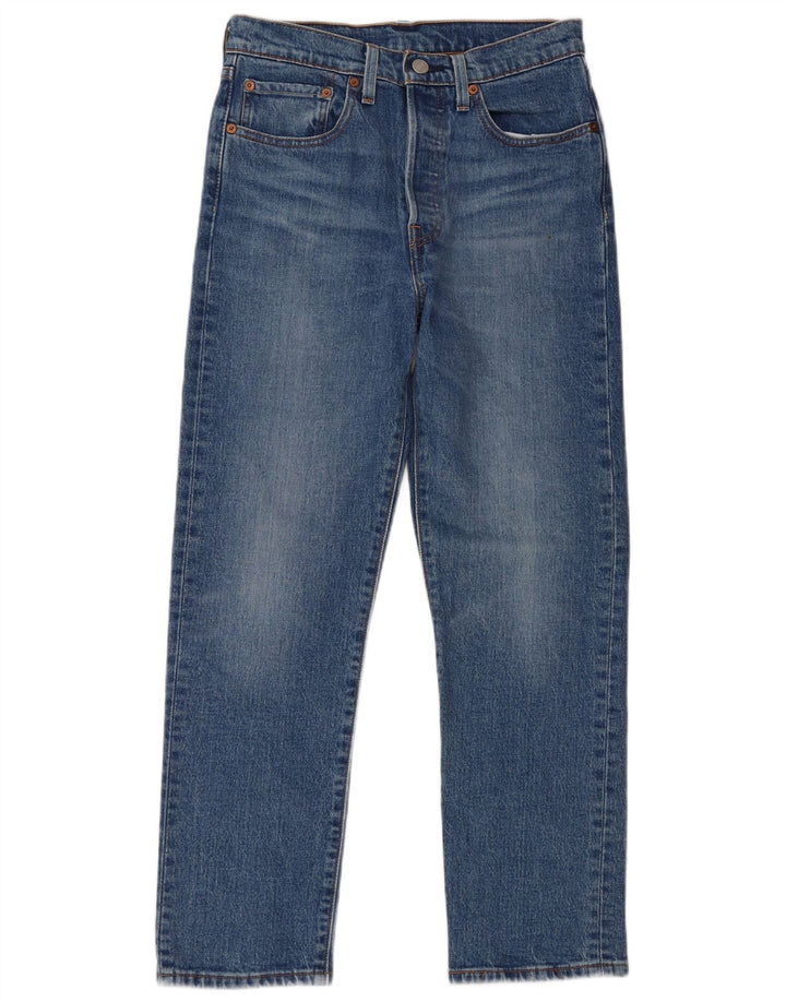 Damskie dżinsy Levi's 501 Straight W26 L26 Niebieskie bawełniane