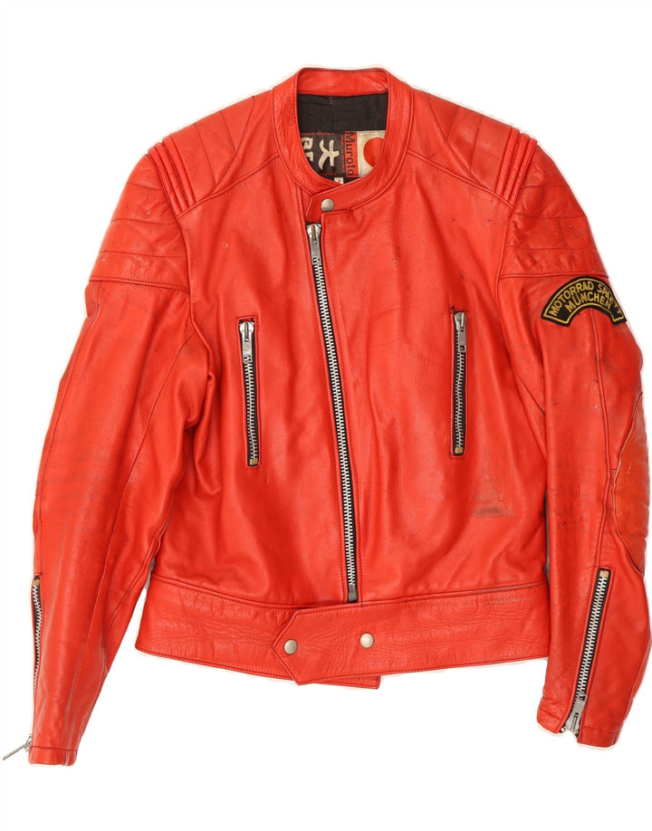 MUROTO Mens Vintage 2 Piece Set Medium W34 L27 Red Motorcycle Vintage Muroto and Second-Hand Muroto from Messina Hembry 