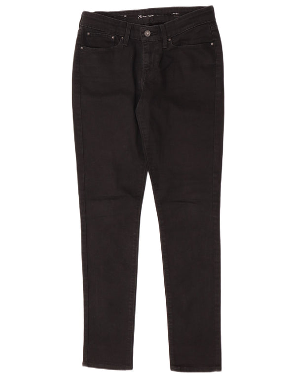 Damskie dżinsy Levi's Demi Curve Mid Rise Skinny Jeans W28 L32 Czarna bawełna