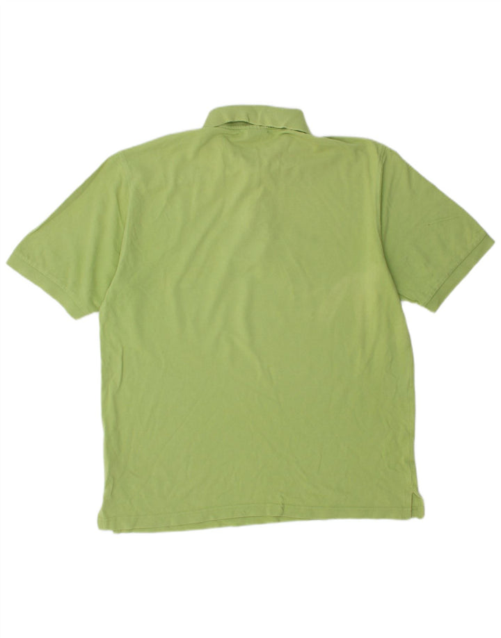 INVICTA Mens Polo Shirt Medium Green Cotton