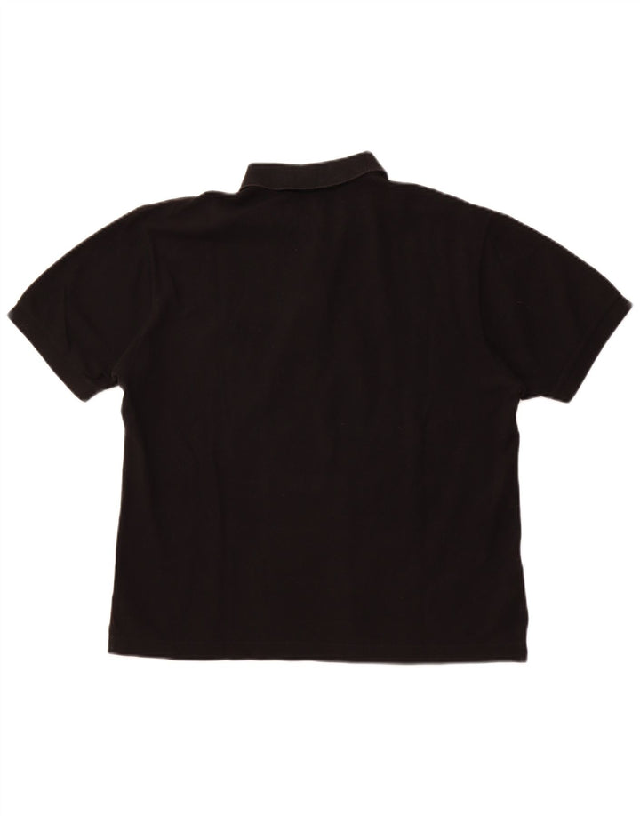 Damska koszulka polo Fred Perry UK 20 2XL, czarna bawełna