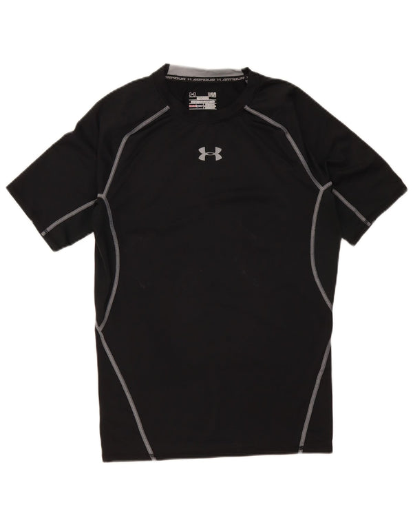 Męski t-shirt z grafiką Under Armour Heat Gear, duży, czarny