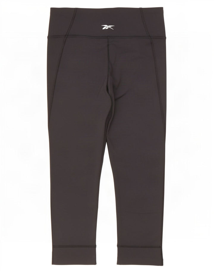 Damskie legginsy Reebok Capri UK 8/10, małe czarne