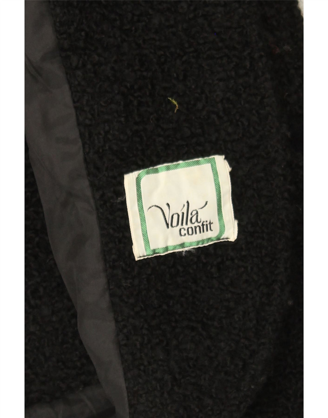 VINTAGE Womens Open Blazer Jacket UK 16 Large Black Vintage Vintage and Second-Hand Vintage from Messina Hembry 