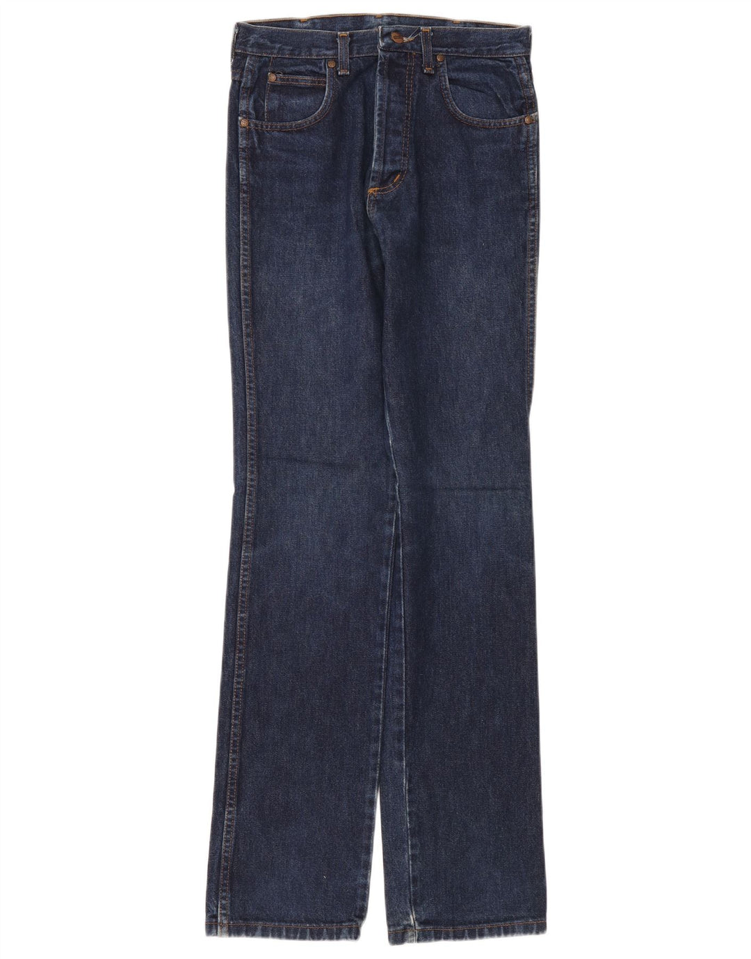 Damskie jeansy Wrangler Evolution Straight W28 L34 Granatowe, bawełniane