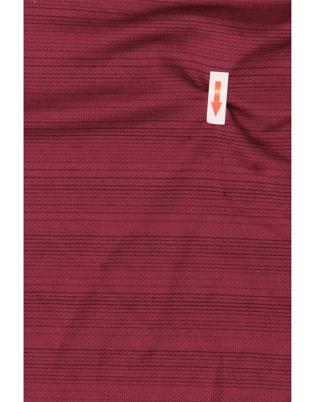 Męski T-shirt Nike Dri Fit, duży, bordowy poliester w paski