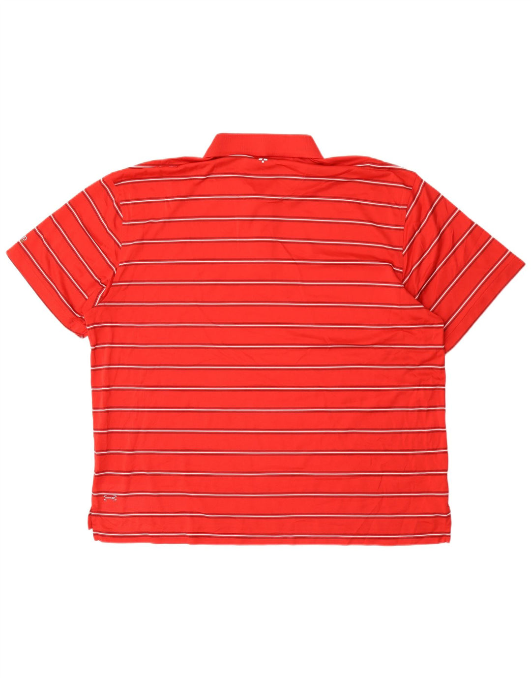 Męska koszulka polo do golfa Izod 2XL, poliester w czerwone paski
