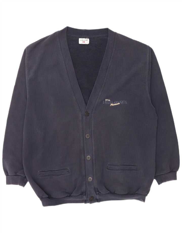 Męski sweter rozpinany Mazzonetto XL granatowy