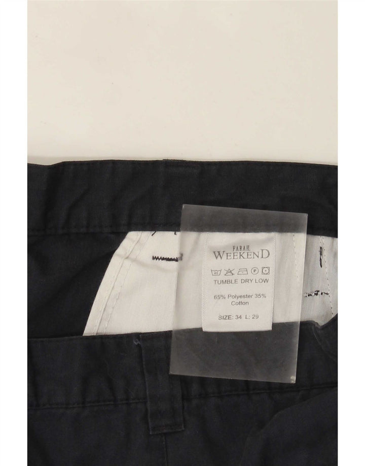 Spodnie męskie Farah Weekend Straight Chino W34 L29 Granatowy poliester