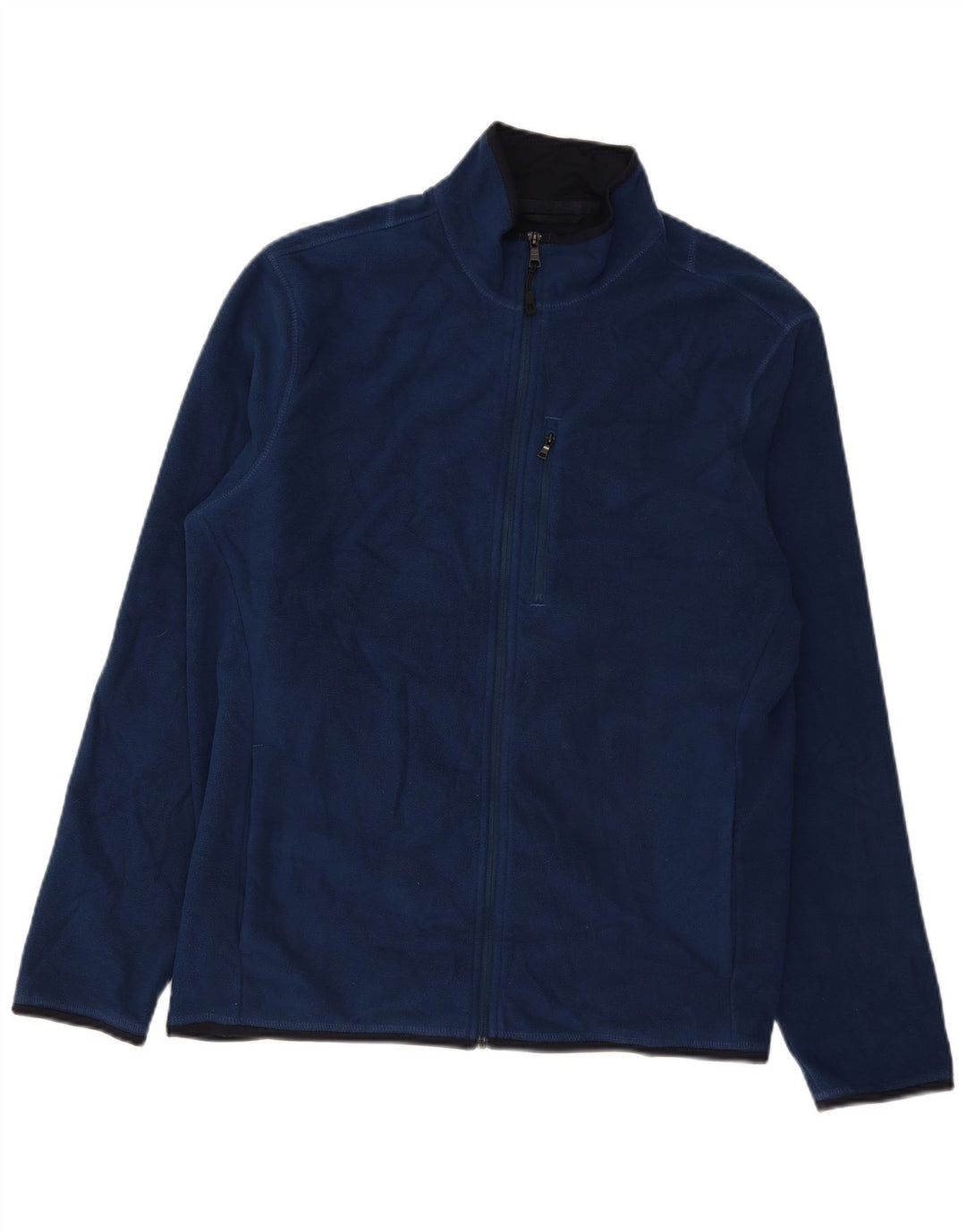 Męska kurtka polarowa Marks & Spencer UK 42 XL, granatowa, poliestrowa