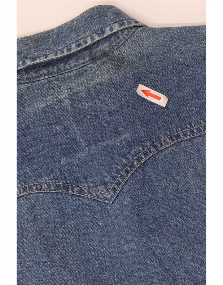 Męska koszula dżinsowa Levi's, mała niebieska
