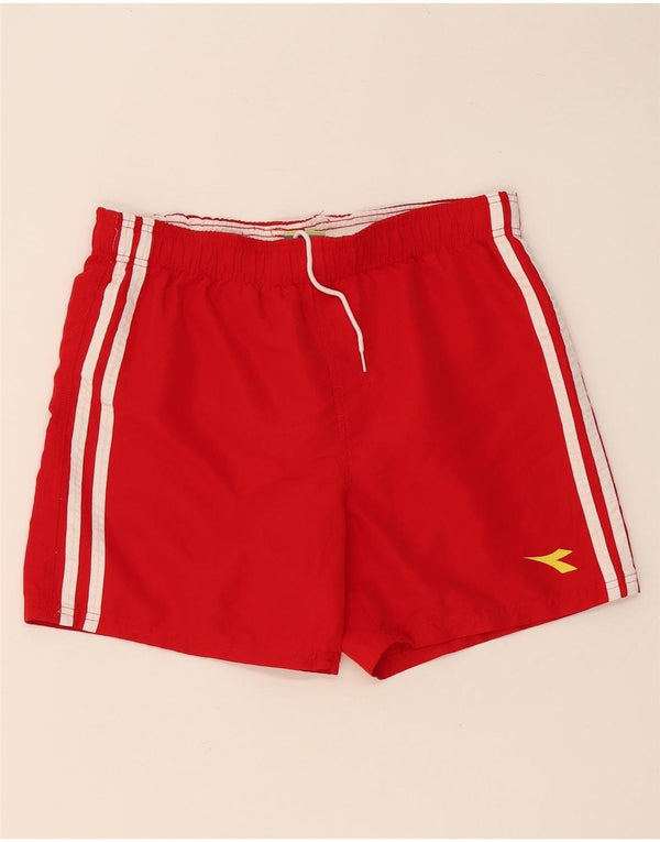 Diadora Mens Swimming Shorts Medium  Red Polyester