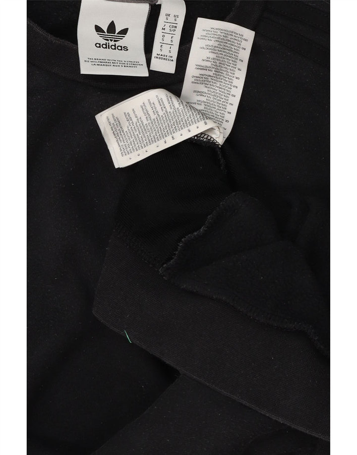 Bluza męska Adidas, mała, czarna, z blokami kolorów, bawełniana