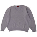 Męski sweter Kappa z dekoltem w kształcie litery V, 2XL, niebieska dziewicza wełna