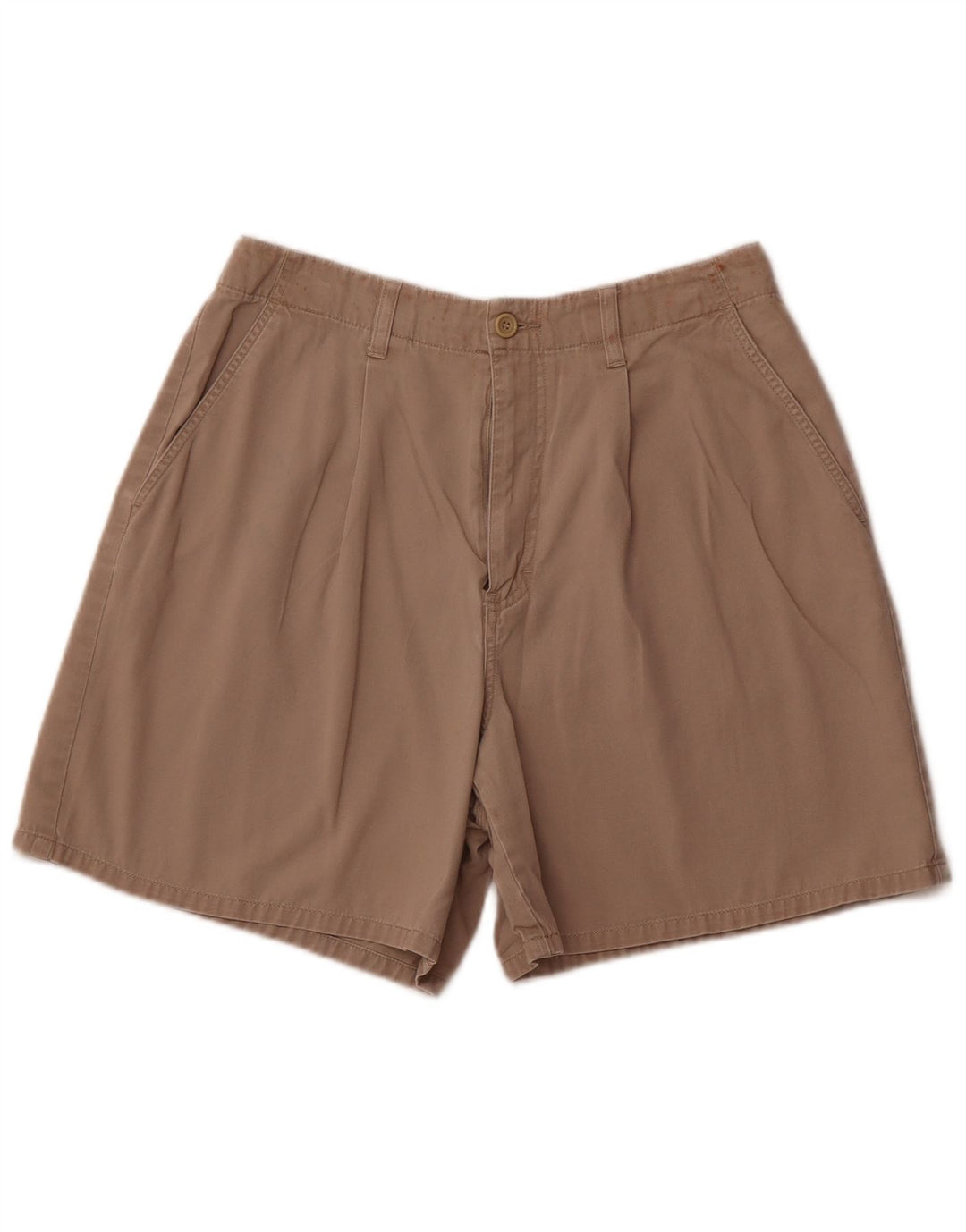 Damskie spodenki chino z wysokim stanem EDDIE BAUER US 12, duże W30, beżowe