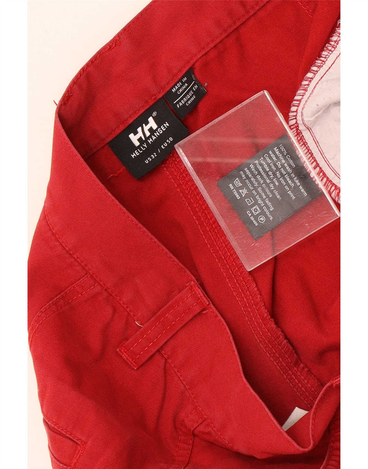 Męskie spodenki Chino Helly Hansen EU 50 Large W32, czerwona bawełna