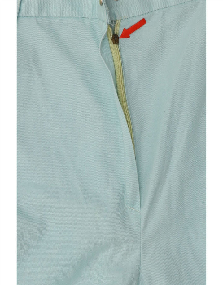 VINTAGE Womens Chino Shorts W30 Medium Blue Vintage Vintage and Second-Hand Vintage from Messina Hembry 