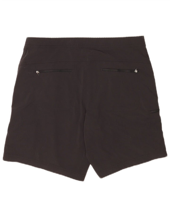 Damskie spodenki cargo L.L.Bean US 12 Large W34 z czarnego nylonu