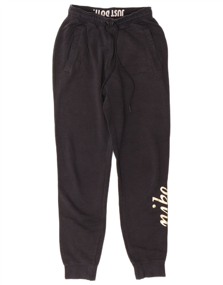Damskie spodnie dresowe Nike Graphic Joggers UK 6 XS Czarne bawełniane sportowe