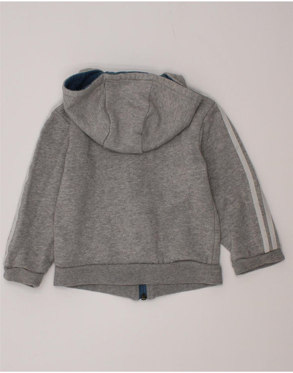 Adidas Baby Boys Sweter Zip Hoodie Sweter 18-24 Miesięcy Szara Bawełna