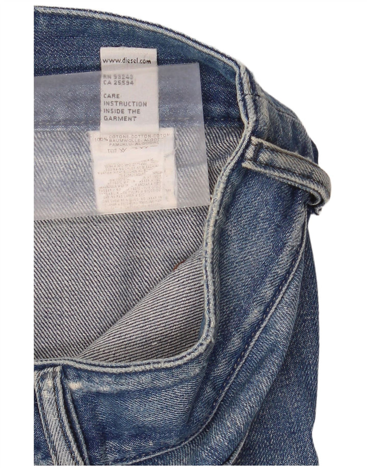 Damskie jeansy Diesel w trudnej sytuacji Bootcut W26 L32 Niebieskie bawełniane