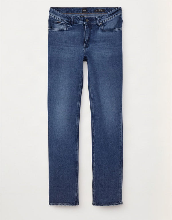 Męskie jeansy slim Hugo Boss W36 L32 Niebieskie bawełniane