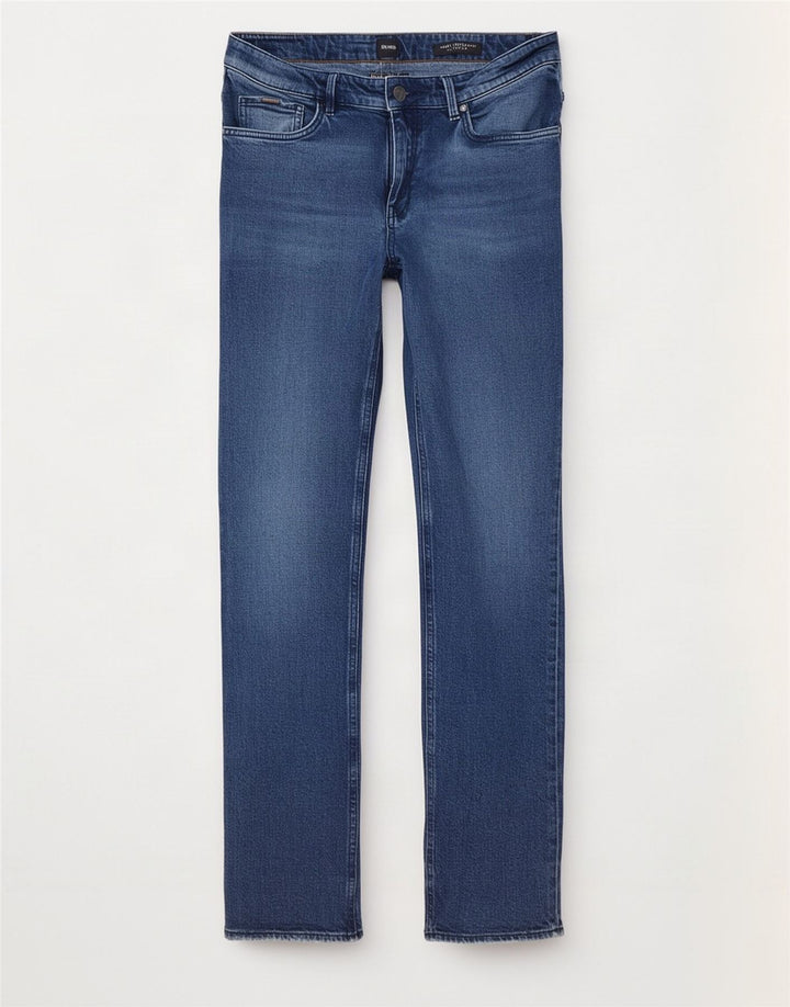 Męskie jeansy slim Hugo Boss W36 L32 Niebieskie bawełniane