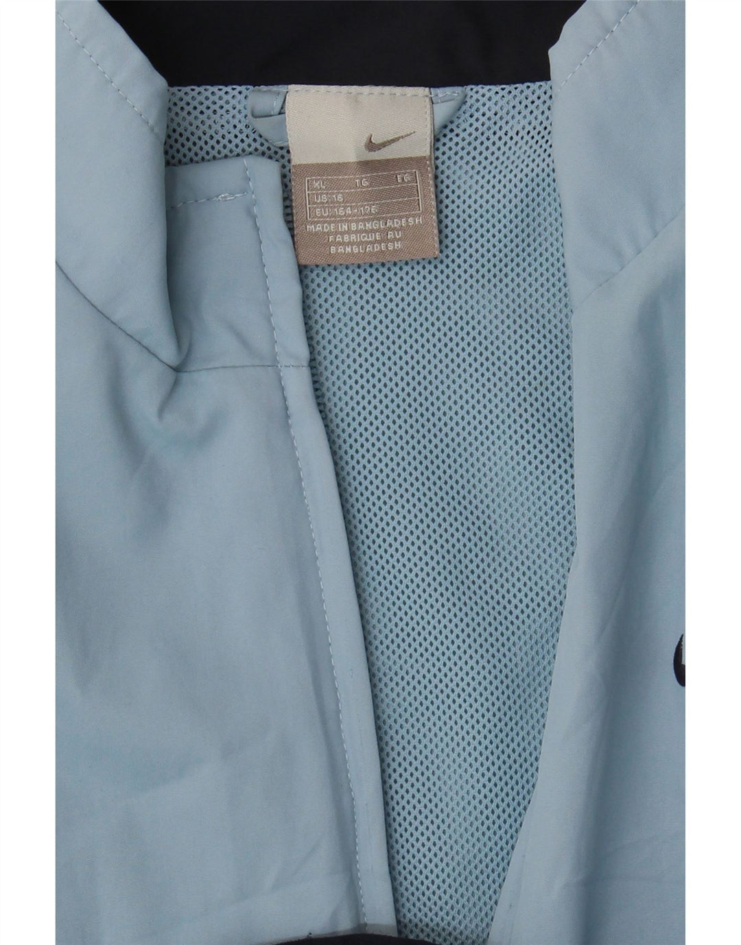 Chłopięca kurtka dresowa Nike 15-16 lat XL, niebieska, z blokami kolorów