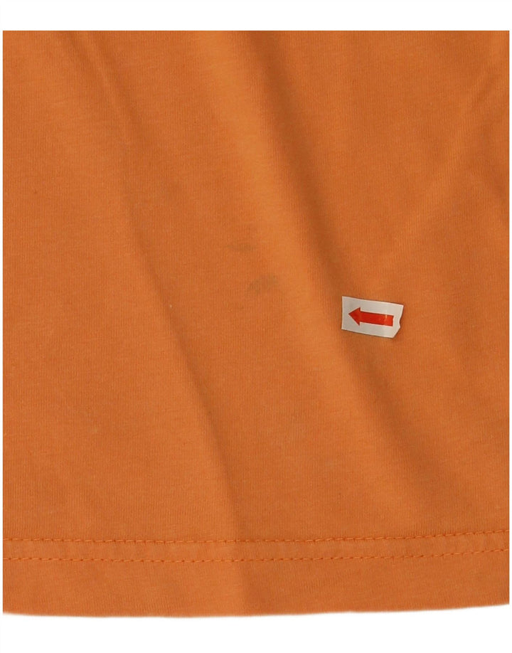 T-shirt męski Izod, duży, pomarańczowy, bawełniany