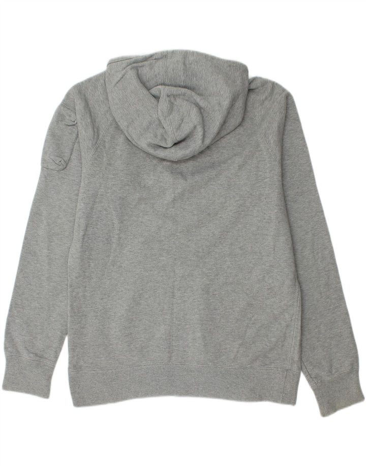 Męska bluza z kapturem i zamkiem błyskawicznym Nike, średnia, szara, bawełniana nakrapiana