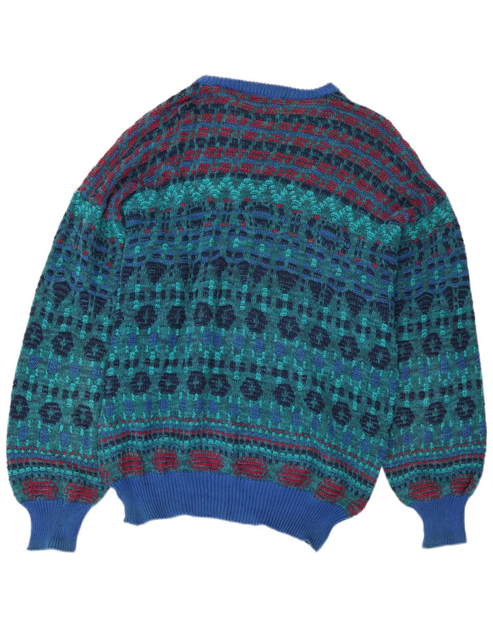 Rantonio Rubino Męski sweter z dekoltem w łódkę IT 54 XL, wielokolorowy