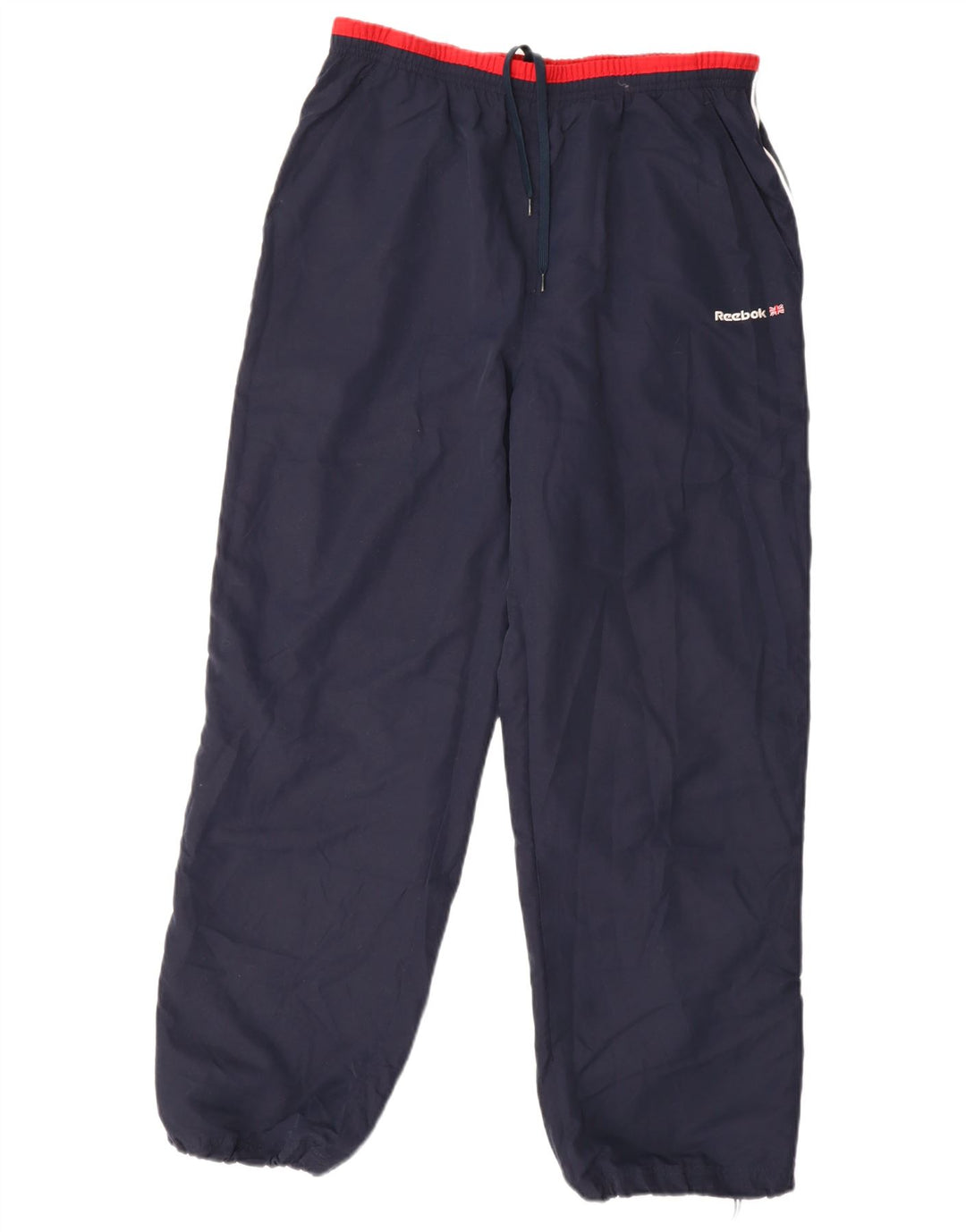 Męskie spodnie dresowe Reebok Joggers, średni granat, blok kolorów