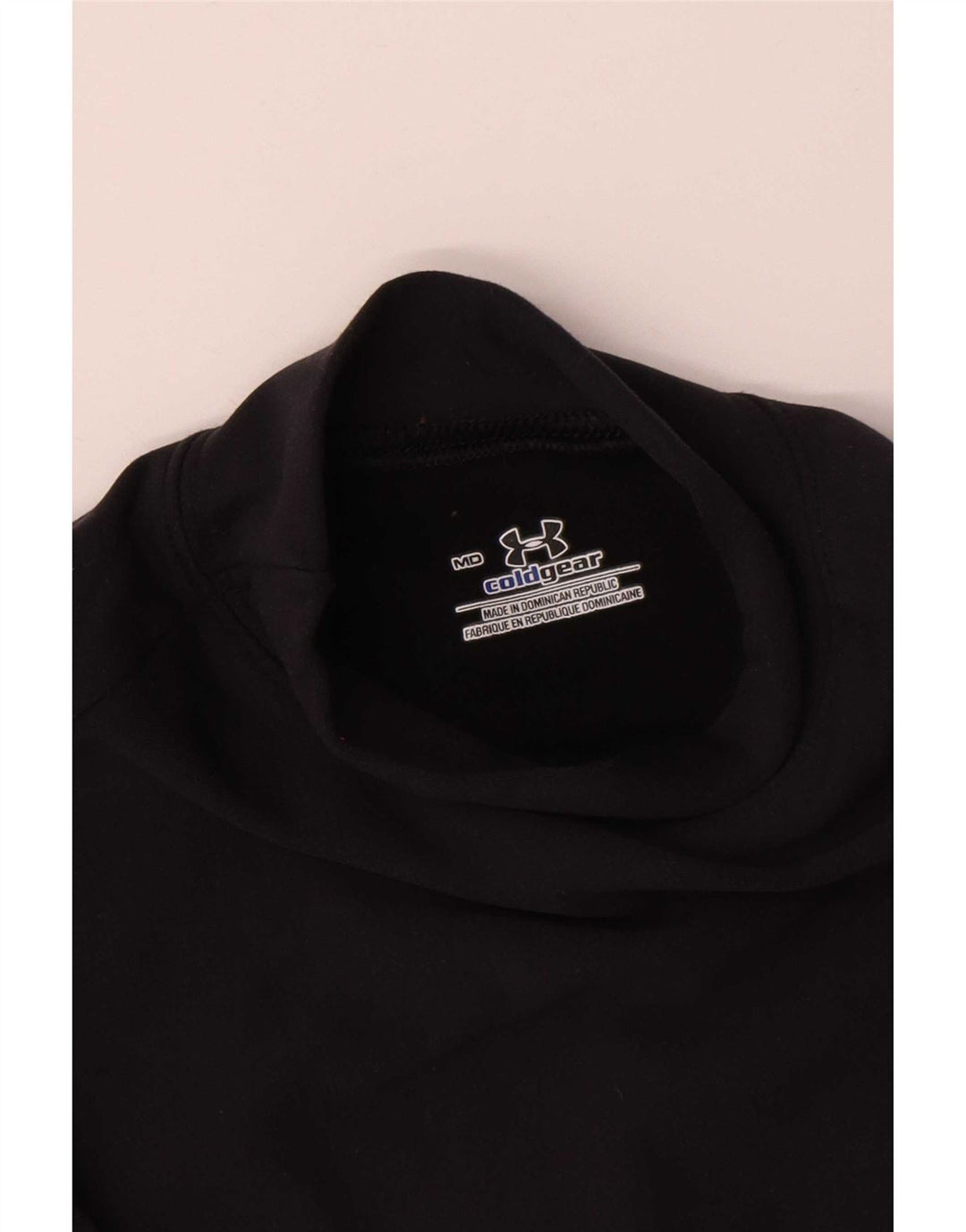 Męski top męski Under Armour Cold Gear z długim rękawem, średni czarny nylon