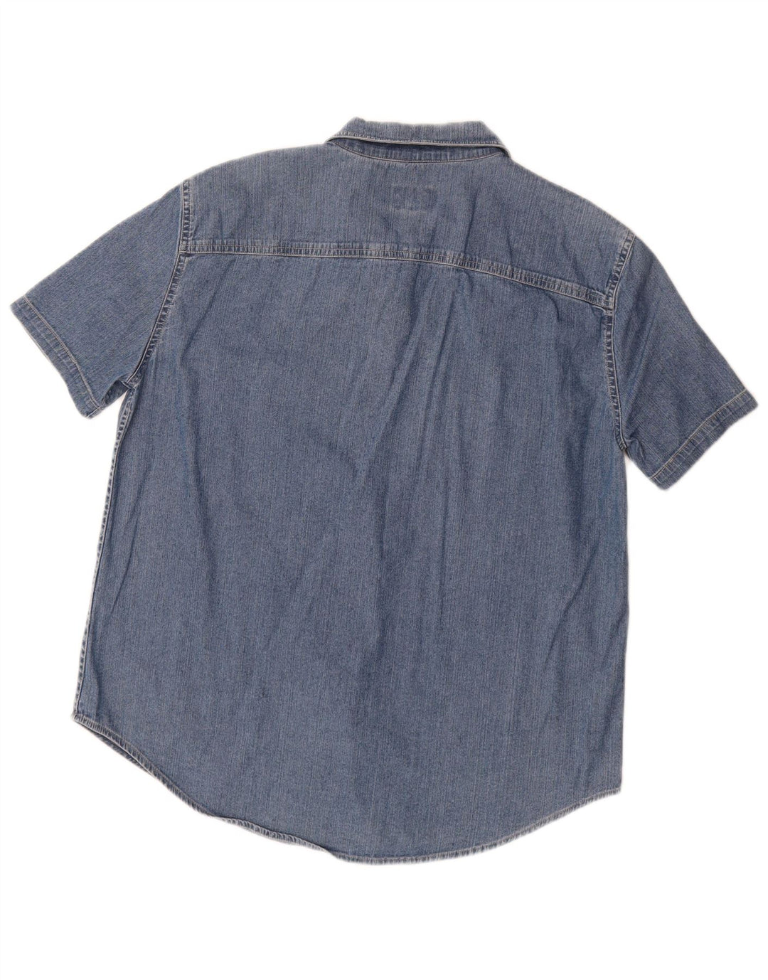 Damska koszula dżinsowa z krótkim rękawem CALVIN KLEIN JEANS, UK 18 XL, niebieska, bawełniana