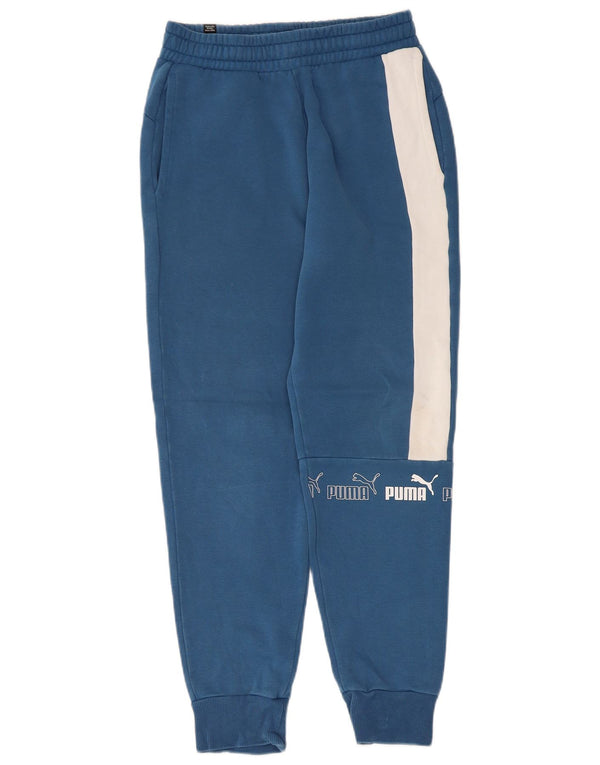 Damskie spodnie dresowe Puma Graphic Joggers UK 8 Small Blue Colourblock
